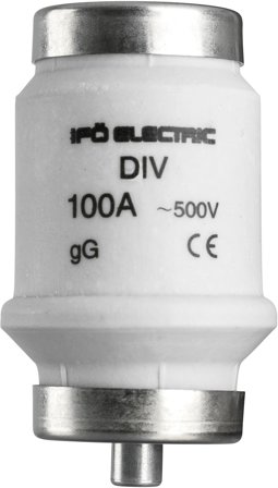 Ifö Electric Eco-gG D-säkring DIV, 500V 100A, Elfördelning & strömförsörjning