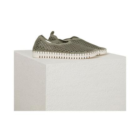 Ilse Jacobsen Hornbæk, Tulip 3275-B.410-711 comfort shoes Groen, Dames, Maat:37 EU