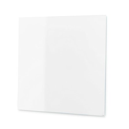 Glass writing board STELLA, 500x500 mm, white