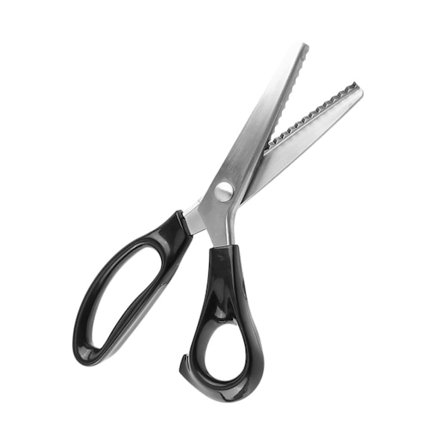 Dekorativ tygsax med triangeltandning 3 5 7mm