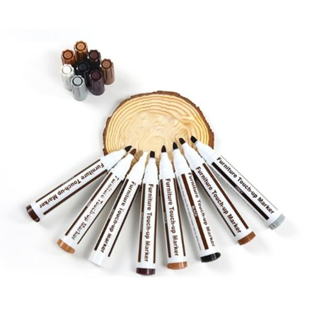 8 stk. Møbel Reparation Pen Markører Ridse Fyldmaling Fjerner Fo