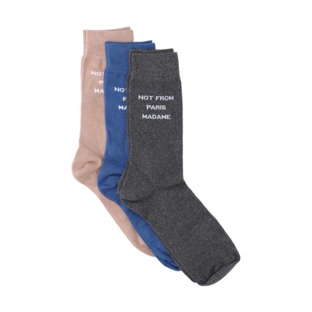 Drole de Monsieur, Socks Blauw, Heren, Maat:ONE Size
