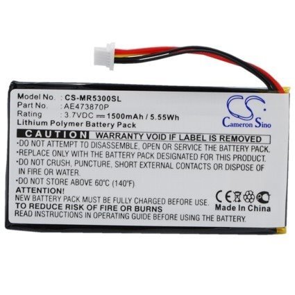 Batteri til Navigator, GPS til Magellan Maestro 5300, Maestro 5310