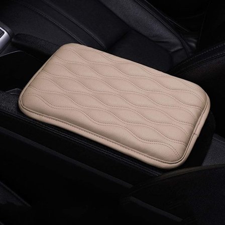 Auto Center Konsol Cover, Konsol Cover Armrest Pads, PU Læder