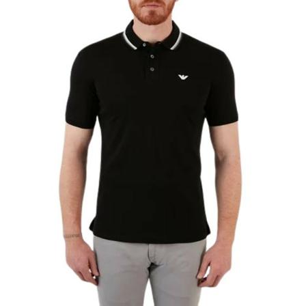 Emporio Armani EA7 Polo Shirts Sort, Herre