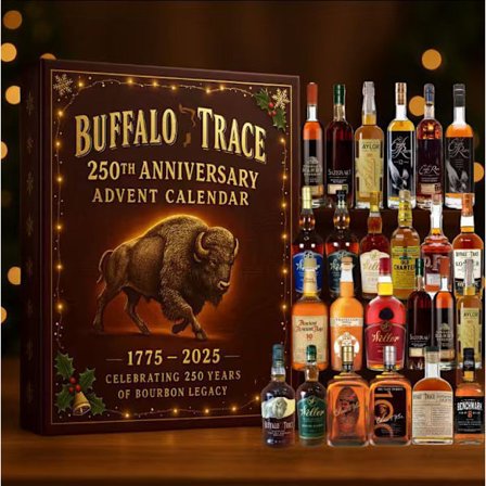 BuffaloTrace Whisky 250-serien Blind Box Julnedräkning Blind Box Julgransdekoration Akrylhänge