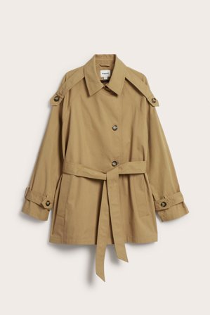 Kappahl | Kort trenchcoat Beige S | Beige