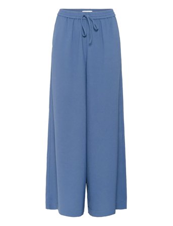 Slshirley Wide Pants Blue Soaked In Luxury
