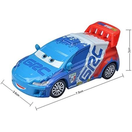 Disney Pixar Cars 3 Chick Hicks Politi McQueen Mater Fabulous Hudson Støbt Metal Legering Model Bil Legetøj til Drenge (Farve: Chick Hicks) PL Raoul 