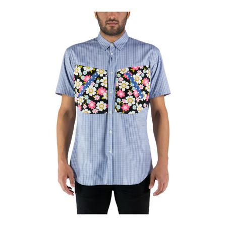 Comme des Garçons Casual Shirts Blå, Herre Skjorter