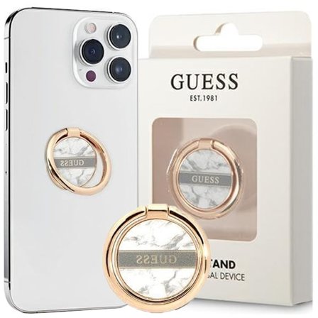 Guess Ring stativ GURSHCHMAG hvit/hvit marmor