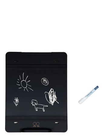 Ette Tete Double-Sided Blackboard With Chalkmarker Svart