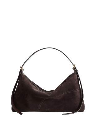 ATP Atelier Castellare Walnut Suede/Vacchetta Handväskor Dam Brun ONESIZE