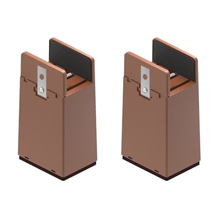 4x Sängyn Huonekalujen Korotuspalat 5/10cm Raskaaseen Käyttöön Säädettävät Pöydän Korotusjalat (FMY)