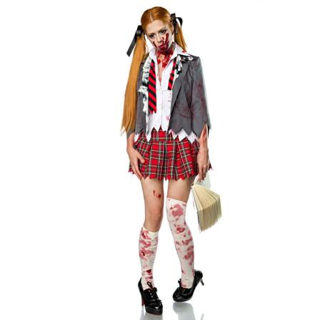 Halloween cosplay dress Europeisk og amerikansk klassisk film Resident Evil samme stil zombie vampyr skoleuniform M
