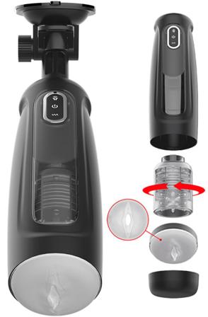 Tornado 360 Rotate Tech Stroker Masturbaattori