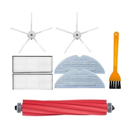 Mop-duk Hepa-filter Huvudsidoborste för Xiaomi Roborock S7 T7plus T7s Plus Dammsugare Ersättning