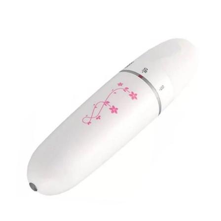 Massagepenna Mini Eye Vibrator Beröring Kosmetiska instrument Bärbar elektrisk enhet Mörk cirkel ansiktsbehandlingar Vibration Vit