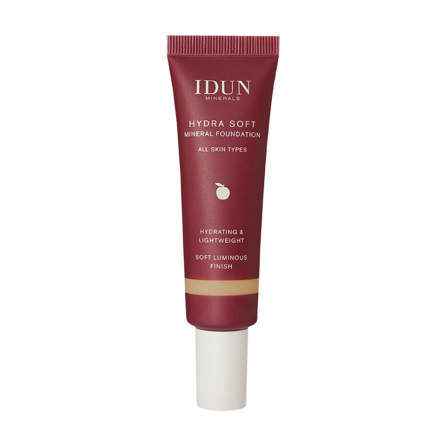 IDUN Minerals Hydra Soft Mineral Foundation, Runa, Lys/medium, 30 ml