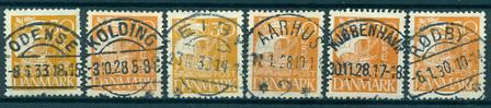 Danmark 1927 - AFA 172 - Stemplet