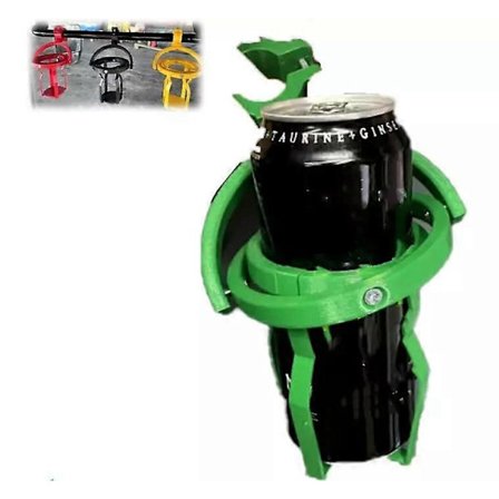 Gyroskopisk Kopholder, Gyrgo Kopholder Ekspander Gyroskopisk, 3D Printet Gul