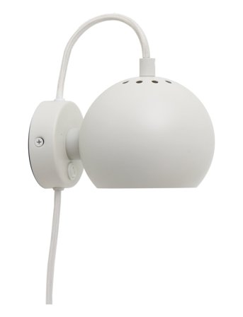 Frandsen Lighting Ball Magnet Wall Lamp - White - Ø16X10CM