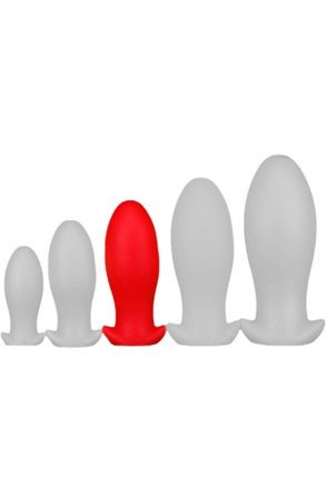 Eggplay Silicone Plug Saurus Egg Red Large Paksu anaalitappi