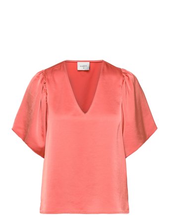 Dante6 | Dante6-Arvi Satin Butterfly Sleeve Top | 34