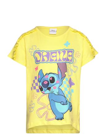 Short-Sleeved T-Shirt Yellow Disney