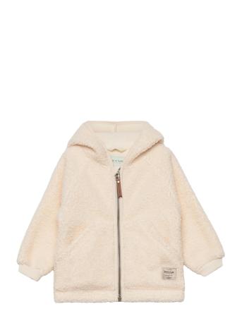 Matliff Teddyfleece Jacket. Grs Outerwear Fleece Outerwear Fleece Jackets Cream Mini A Ture