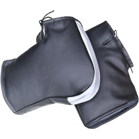 Motorcykelhandsker, vindtætte og varme, fleeceforing, bred åbning, forlænget vindtæt snøre, spænde lukning, elastik, vandtæt overtræk