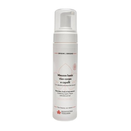 Biofficina Toscana Mousse basic viso corpo e capelli 200ml - Bagno e Doccia