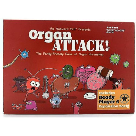 Organ Attack -lautapeli, korttipeli, perhelautapeli 2-6 pelaajalle - Perfet‘-PO-