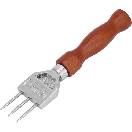 (Tre små isgafflar) Ishakke Håndtak Verktøy Rund Is for Bartending Is Isseparator Ishakke Iskrosser