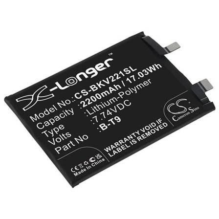 Batteri till SmartPhone, Mobil för VIVO iQOO 10 5G, V2217A, iQOO 9T m.fl.