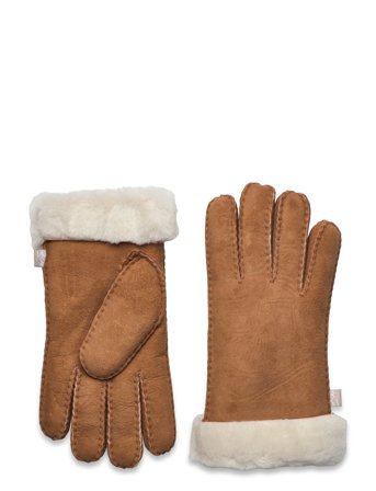 Rosemunde Rhsydney Shearling Gloves - Beige - XS/S