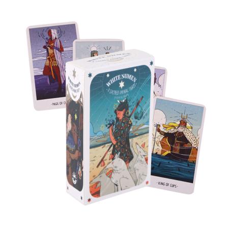 2024 uusi Tarot Oracle -korttikokoelma lautapeli kortti valkoinen Jumala peto