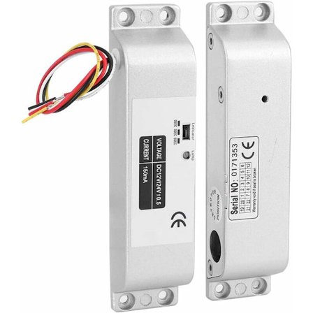 Elektrisk dödbultlås, 0/3/6 sekunder justerbart hemlåslås för trädörrar, Longziming metalldörrar