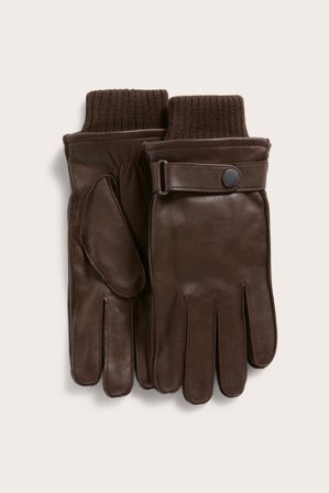 Kappahl | Skinnhandskar | Mörkbrun