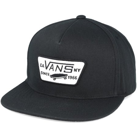 Vans - Svart snapback Caps - Full Patch True Black Snapback @ Hatstore