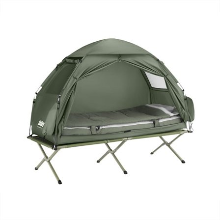 SoBuy Campingtält med 1 dörr i grön 193.5x86x160cm, funktionell OGS32-GR
