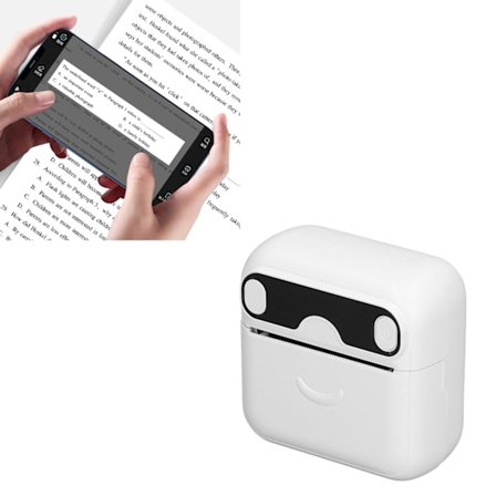 Mini-lämpövalokuvatulostin, taskukokoinen, kannettava, langaton Bluetooth-tulostin, musteeton kuvatulostin