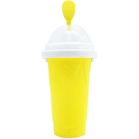 Maker Iskopp Resa Bärbar Dubbel Lager Silikonkopp Nypkopp Sommar Kylare Smoothie