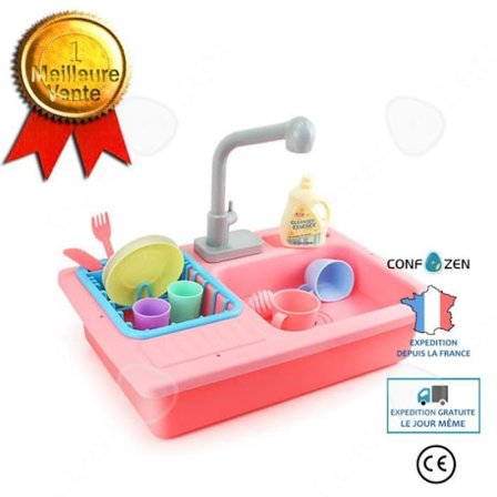 CONFO Leksak Julklapp Färgbyte Diskbänk Leksaker Värmekänslig termokromisk diskmaskin för barn