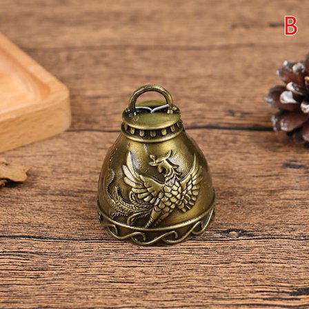 1PC Antik Bell For Good Luck Lucky Blessing Feng Shui Wind Ch