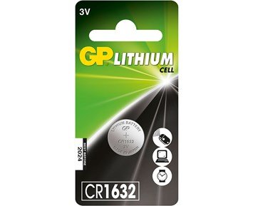 knappcell Litium CR1632-C1 1-pack - GP knappcell CR1632-C1 litiumbatteri 1-pack