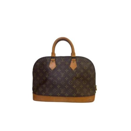 Louis Vuitton Vintage, Pre-owned Canvas louis-vuitton-bags Bruin, Dames, Maat:ONE Size