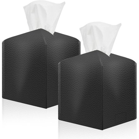 Serviettholder i Kunstlæder, 2-pak