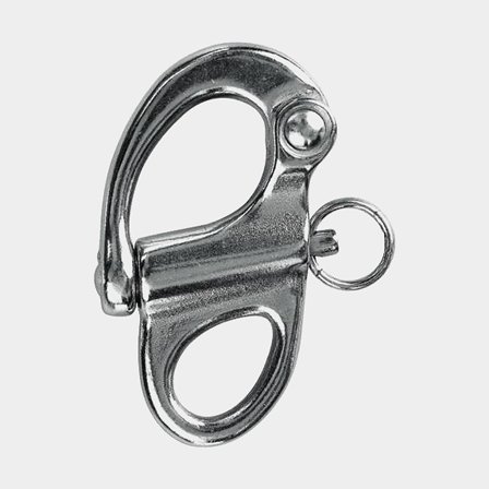 Skothake, öga rostfri 70 mm