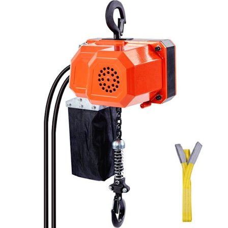 Elektrisk kædehejse-Duoku-Kraftkæde-10 ft-7,5 ft/min-230 V-til løft af tunge laster